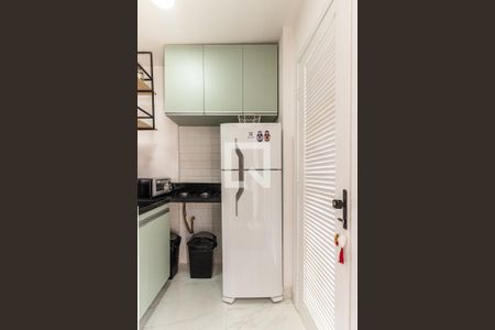Cozinha de apartamento para alugar com 1 quarto, 37m² em Santa Cecília, São Paulo