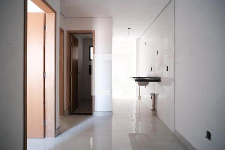 Cozinha de apartamento à venda com 2 quartos, 34m² em Vila Dalila, São Paulo