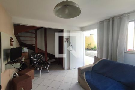 1º PAV - Sala de casa de condomínio à venda com 3 quartos, 78m² em Taquara, Rio de Janeiro
