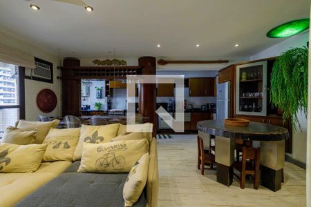 Sala de apartamento à venda com 1 quarto, 66m² em Barra da Tijuca, Rio de Janeiro