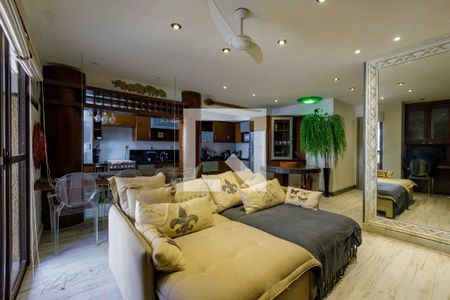 Sala de apartamento à venda com 1 quarto, 66m² em Barra da Tijuca, Rio de Janeiro