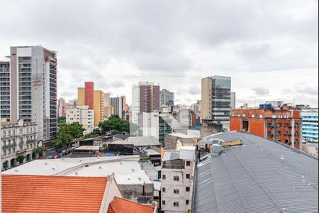 Vista da varanda de kitnet/studio à venda com 1 quarto, 26m² em Liberdade, São Paulo