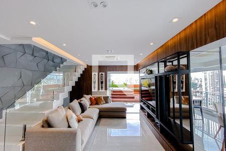 Sala de apartamento à venda com 3 quartos, 175m² em Bosque da Saúde, São Paulo