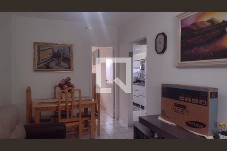 Sala  de apartamento para alugar com 1 quarto, 45m² em Nova Mirim, Praia Grande