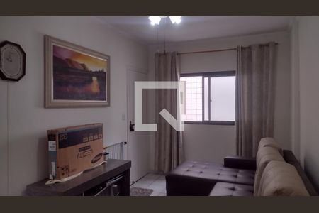 Sala de apartamento para alugar com 1 quarto, 45m² em Nova Mirim, Praia Grande