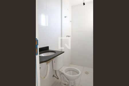 Banheiro da Suite de apartamento à venda com 2 quartos, 60m² em Campestre, Santo André