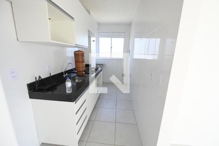 Cozinha de apartamento para alugar com 2 quartos, 45m² em Setor Faicalville, Goiânia