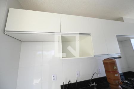 Cozinha de apartamento para alugar com 2 quartos, 45m² em Setor Faicalville, Goiânia