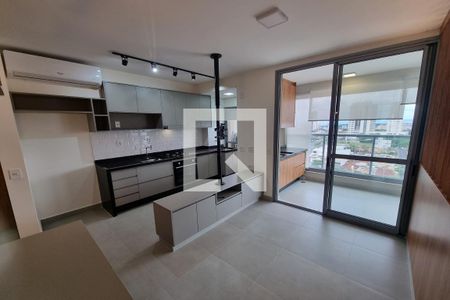 Sala de apartamento para alugar com 1 quarto, 57m² em Alto da Boa Vista, Ribeirão Preto