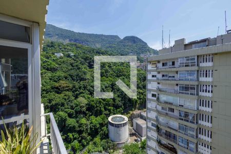 Varanda Vista de apartamento à venda com 2 quartos, 120m² em São Conrado, Rio de Janeiro