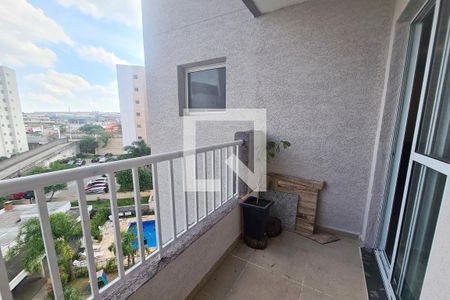 Varanda da Sala de apartamento para alugar com 2 quartos, 70m² em Parque São Lourenço, São Paulo