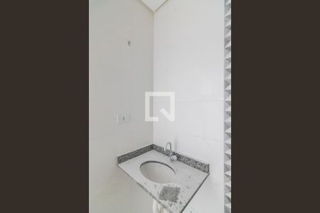 Banheiro da Suite de apartamento à venda com 2 quartos, 41m² em Parque João Ramalho, Santo André