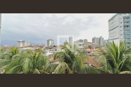 Vista da Sala /quarto de kitnet/studio para alugar com 1 quarto, 35m² em Mirim, Praia Grande