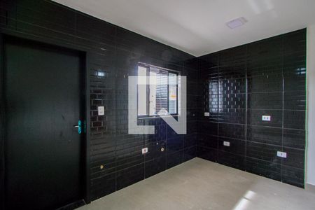 Sala/Cozinha de apartamento para alugar com 1 quarto, 40m² em Vila Linda, Santo André