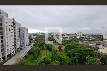 Vista da Sala de apartamento à venda com 2 quartos, 56m² em Sarandi, Porto Alegre