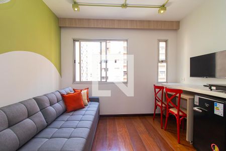 Sala de apartamento à venda com 1 quarto, 35m² em Bela Vista, São Paulo