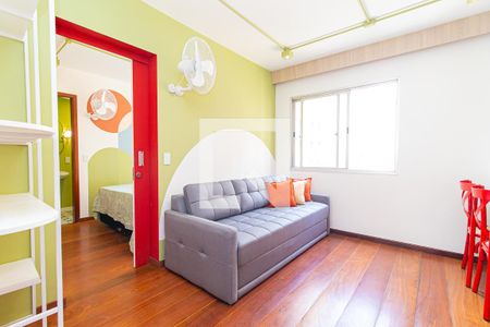 Sala de apartamento à venda com 1 quarto, 35m² em Bela Vista, São Paulo