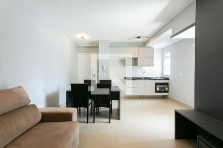 Sala de apartamento à venda com 1 quarto, 53m² em Vila Azevedo, São Paulo