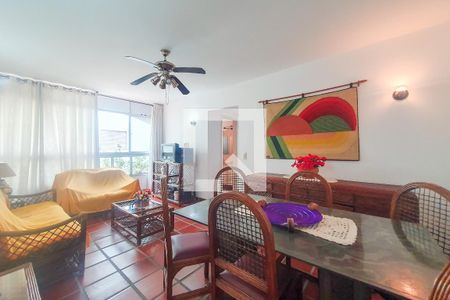 Sala de apartamento para alugar com 3 quartos, 100m² em Jdim. São Miguel, Guarujá