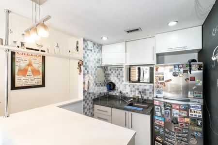 Cozinha de kitnet/studio à venda com 1 quarto, 37m² em Moema, São Paulo