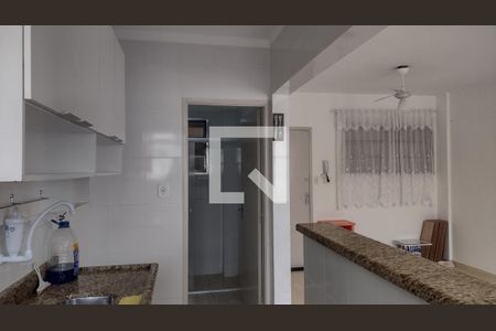 Cozinha de kitnet/studio para alugar com 1 quarto, 38m² em Aviação, Praia Grande