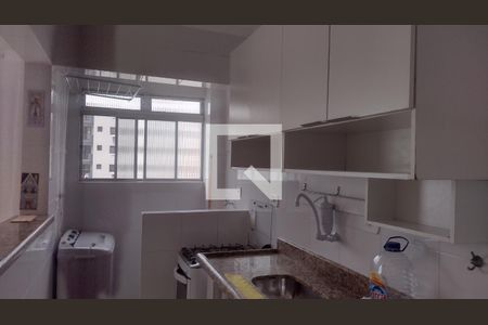 Cozinha de kitnet/studio para alugar com 1 quarto, 38m² em Aviação, Praia Grande