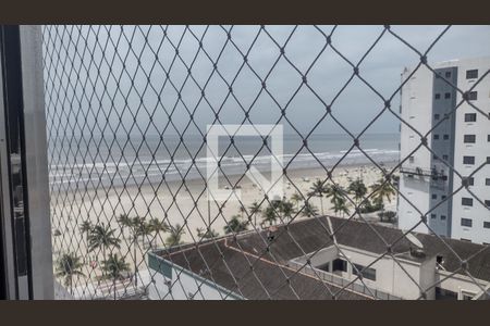 Vista da praia de kitnet/studio para alugar com 1 quarto, 38m² em Aviação, Praia Grande