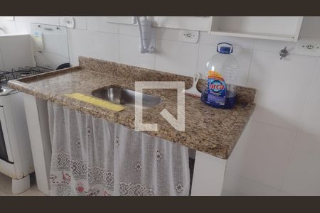 Cozinha de kitnet/studio para alugar com 1 quarto, 38m² em Aviação, Praia Grande