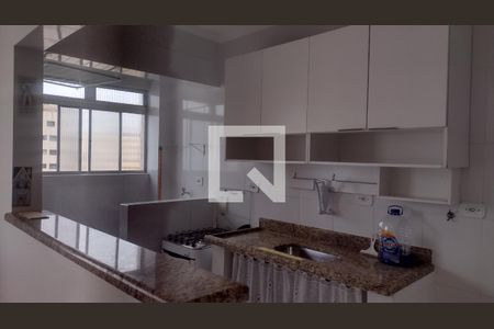 Cozinha de kitnet/studio para alugar com 1 quarto, 38m² em Aviação, Praia Grande