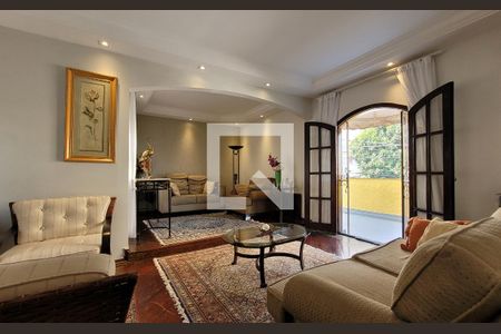 Sala de casa à venda com 4 quartos, 295m² em Vila Guiomar, Santo André