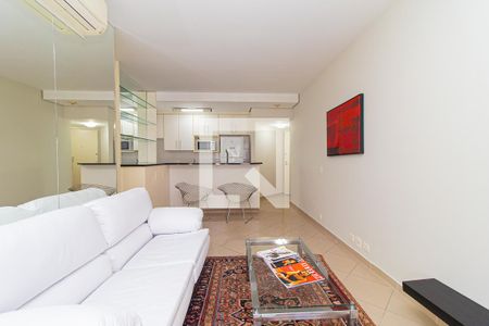 Sala de apartamento para alugar com 2 quartos, 80m² em Cerqueira César, São Paulo