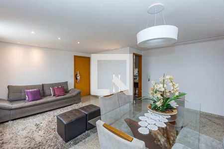 Sala de apartamento à venda com 3 quartos, 109m² em Havaí, Belo Horizonte