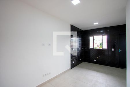 Sala de apartamento para alugar com 1 quarto, 40m² em Vila Linda, Santo André