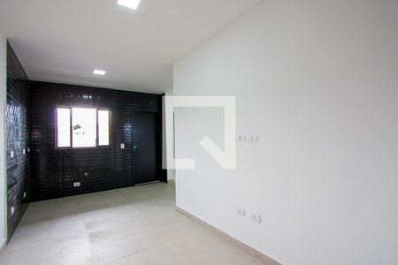 Sala de apartamento para alugar com 1 quarto, 40m² em Vila Linda, Santo André