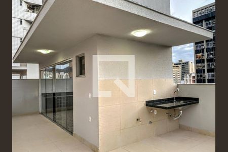 Varanda da Sala de apartamento à venda com 3 quartos, 150m² em Savassi, Belo Horizonte