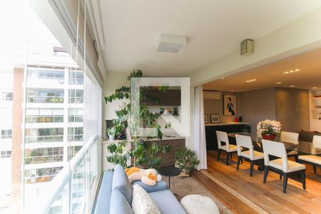 Varanda da Sala de apartamento à venda com 2 quartos, 173m² em Vila Progredior, São Paulo