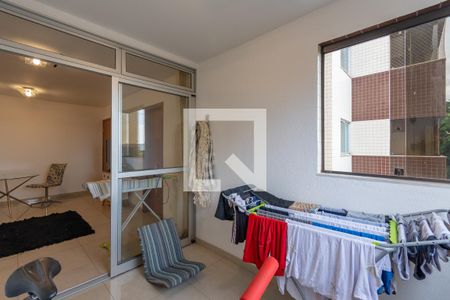 Varanda da Sala de apartamento à venda com 3 quartos, 80m² em Pampulha, Belo Horizonte