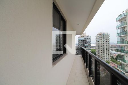 Varanda da Sala de apartamento à venda com 3 quartos, 86m² em Jacarepaguá, Rio de Janeiro