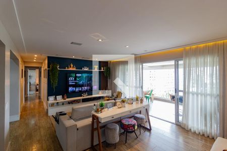 Sala de estar de apartamento à venda com 4 quartos, 136m² em Jurubatuba, São Paulo