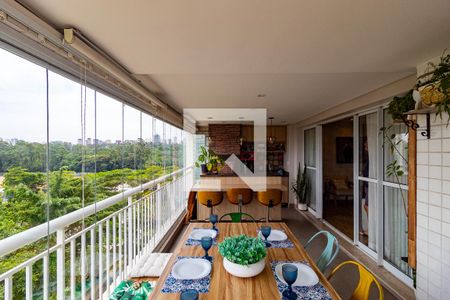 Varanda gourmet de apartamento à venda com 4 quartos, 136m² em Jurubatuba, São Paulo