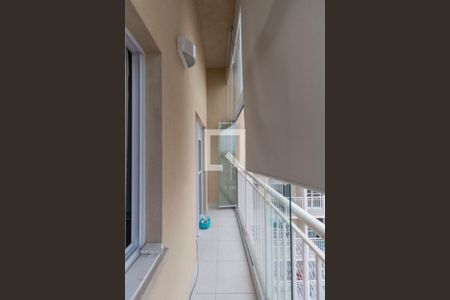 Varanda Sala e Cozinha Integrada  de apartamento à venda com 1 quarto, 30m² em Vila Ré, São Paulo