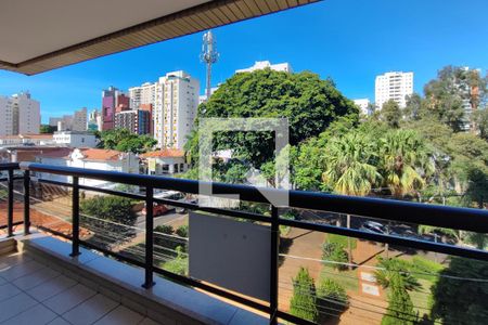 Varanda da Sala de apartamento para alugar com 3 quartos, 160m² em Cambuí, Campinas