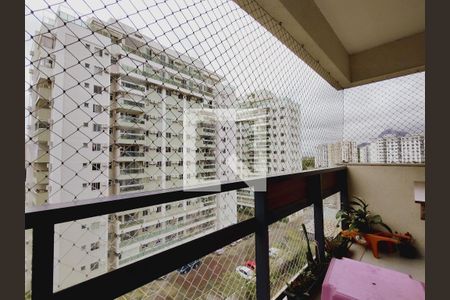 Varanda da Sala de apartamento para alugar com 3 quartos, 79m² em Jacarepaguá, Rio de Janeiro