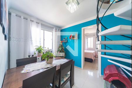 Sala de apartamento à venda com 3 quartos, 116m² em Vila Lutécia, Santo André