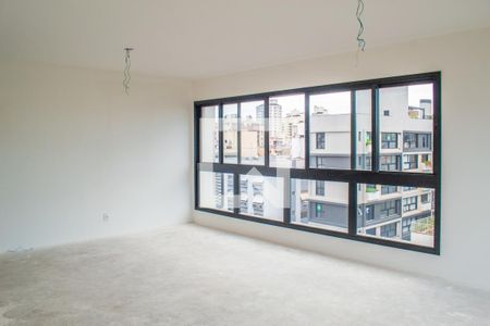Sala  de apartamento à venda com 3 quartos, 125m² em Menino Deus, Porto Alegre
