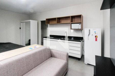 Sala e Cozinha de kitnet/studio para alugar com 1 quarto, 26m² em Jardim Avelino, São Paulo