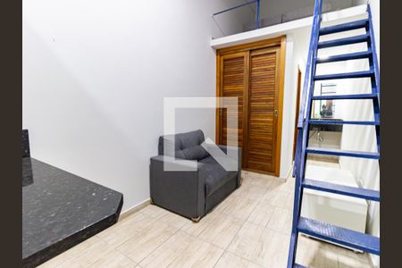 Sala de apartamento para alugar com 1 quarto, 28m² em Luz, São Paulo