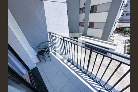 Varanda da Sala de apartamento para alugar com 1 quarto, 32m² em Perdizes, São Paulo