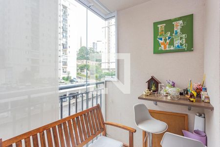 Varanda da Sala de apartamento para alugar com 3 quartos, 62m² em Jardim Celeste, São Paulo