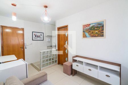 Sala/Cozinha de apartamento para alugar com 1 quarto, 25m² em Mirandópolis, São Paulo